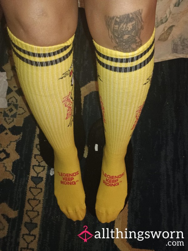 Long Yellow Socks