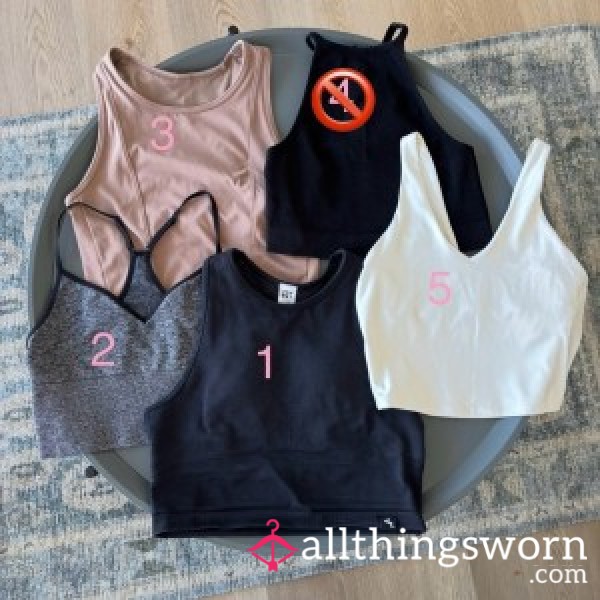Longline Sports Bras/Crops