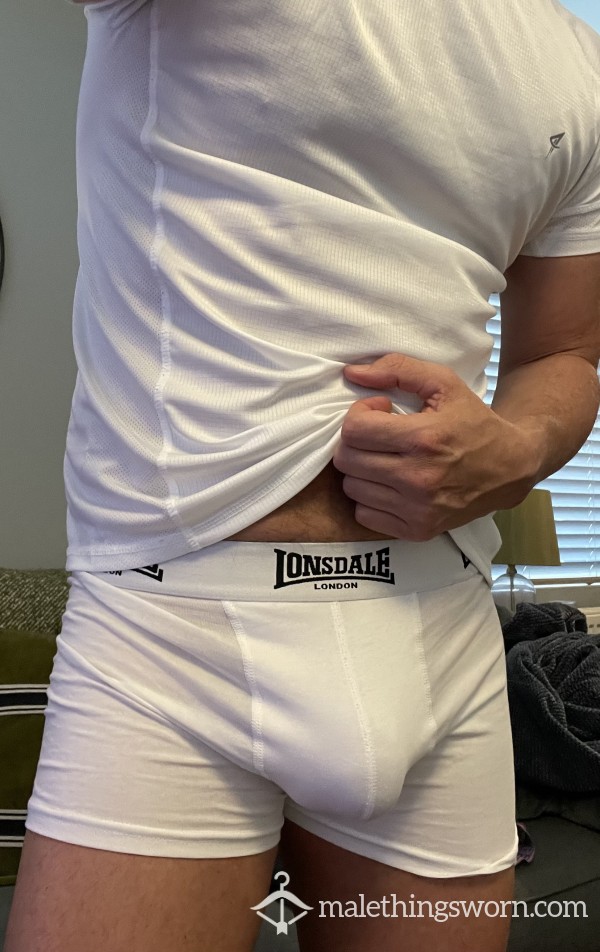 Lonsdale White Boxers