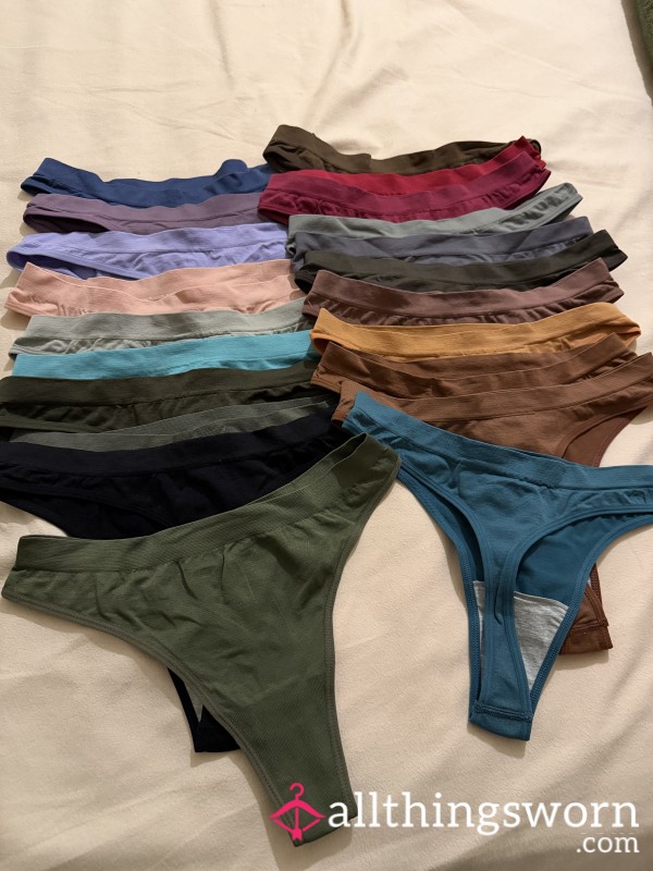 Look At All These Lovely Thongs..even Better When They Smell Like Me- Pick Your Colour And How Many Days Wear ❤️