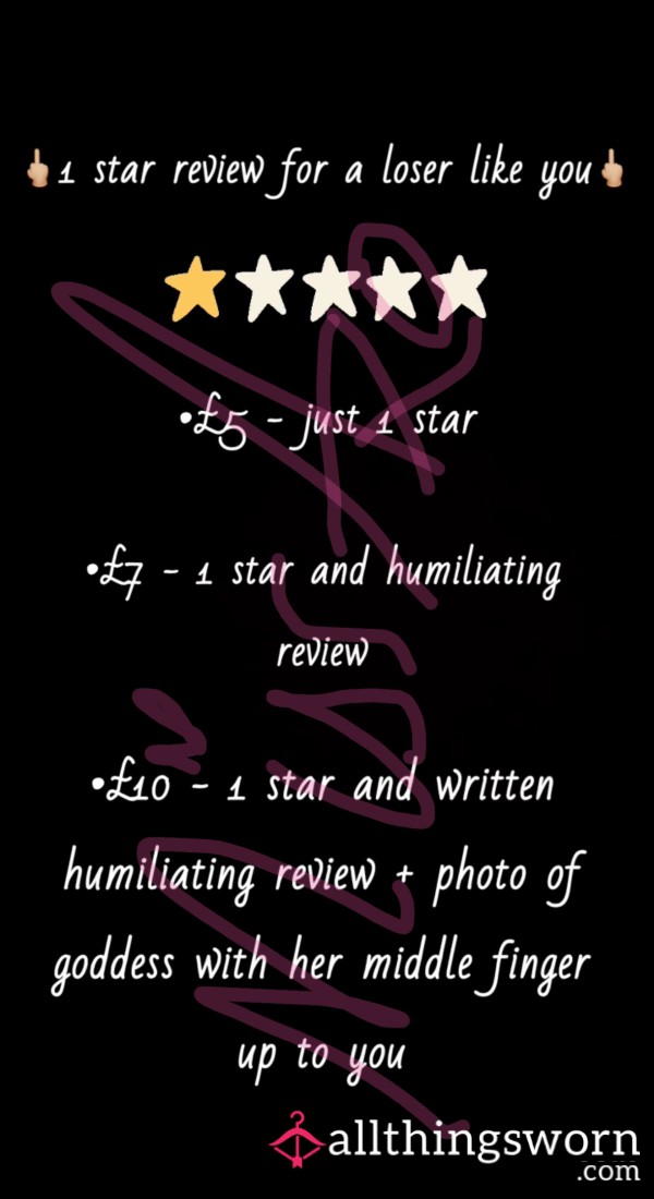Loser 1 Star Review