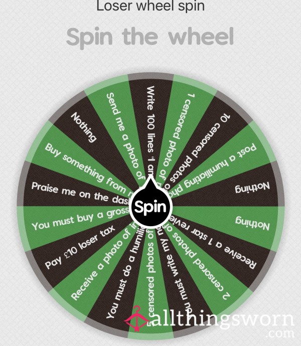 Loser Wheel Spin 🤡