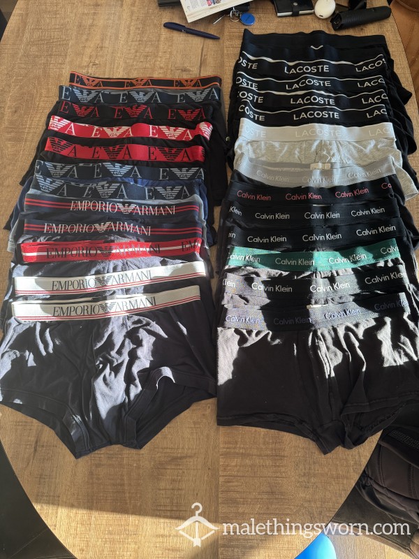 Lots Of Boxer Trunks For Sale Guys Size M