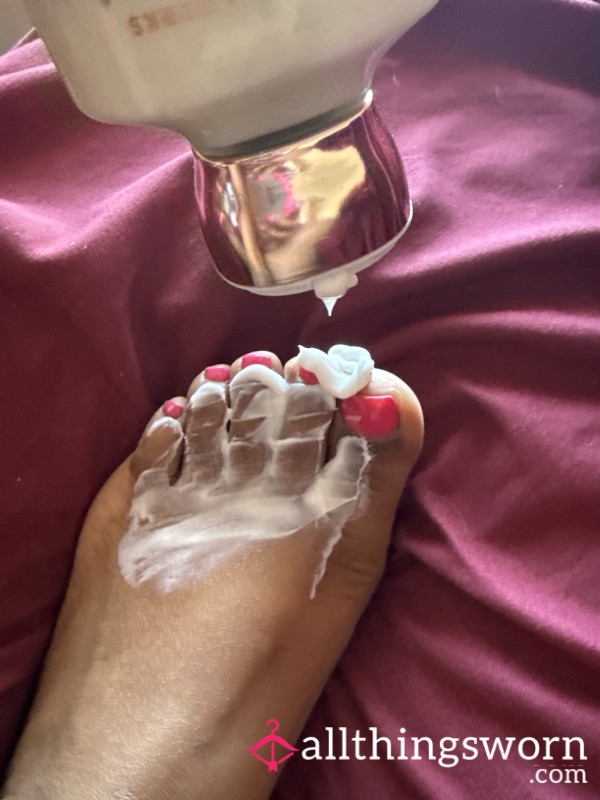 Lotion All In Between My Toes