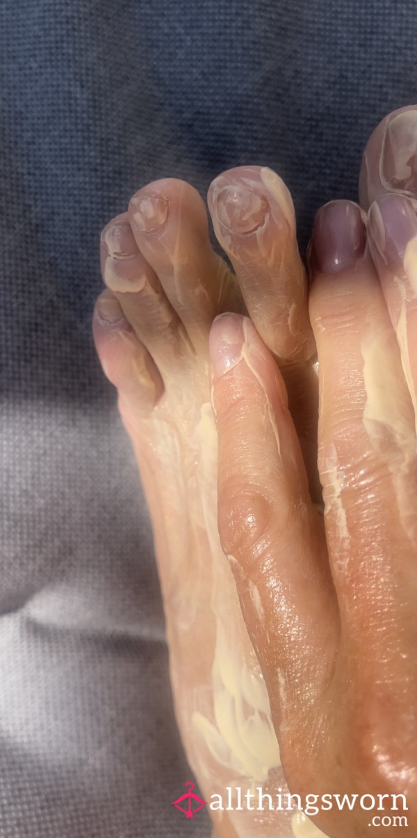“Lotion On My Bare Feet, Nice And Slow”