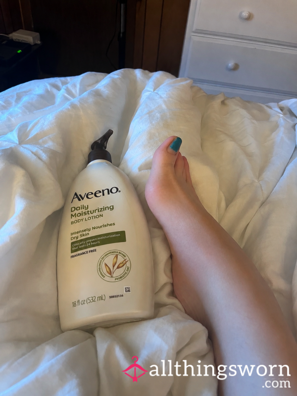 Lotion Time For My Soft, Smooth Feet