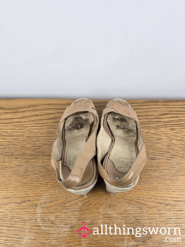Louboutin Foot Dirt / Toe Jam Covered Wedges