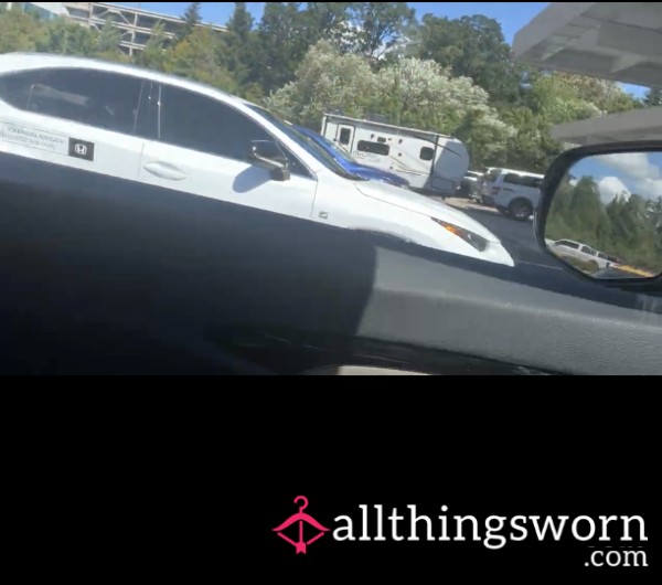 Loud Car Orgasm - At The Gas Station