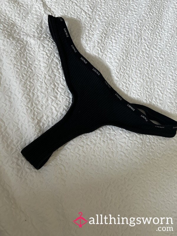 Lounge Black Thong🖤
