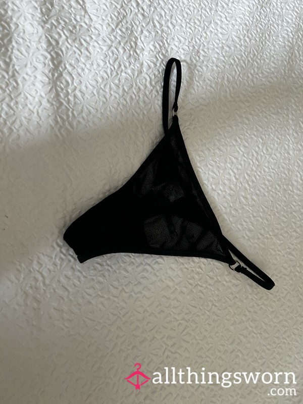Lounge Mesh Thong🖤