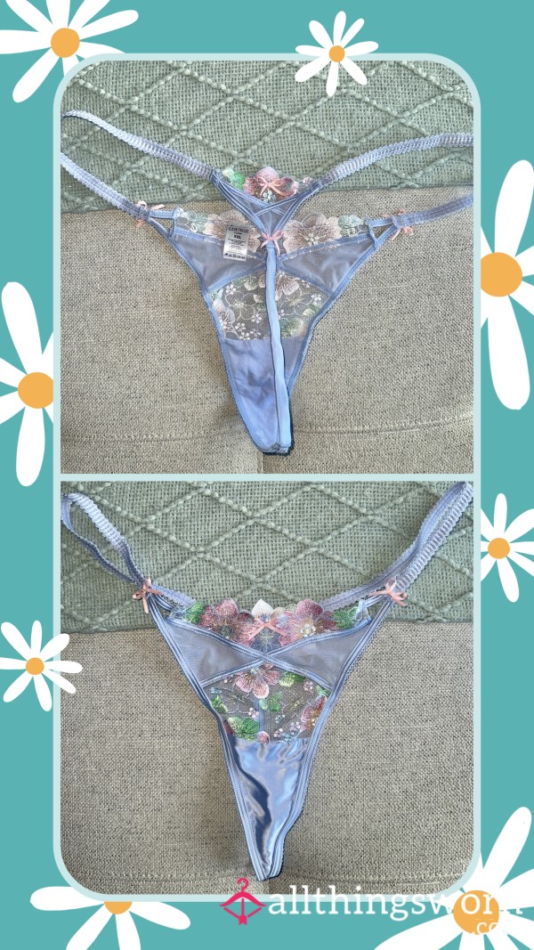 Lounge -  Satin Flor*l G-String 🎀