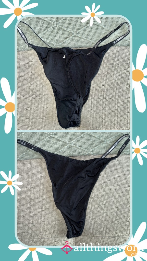 Lounge - S**y Little Black Thong 🖤