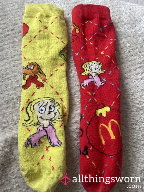 Love A Bold Printed Sock….
