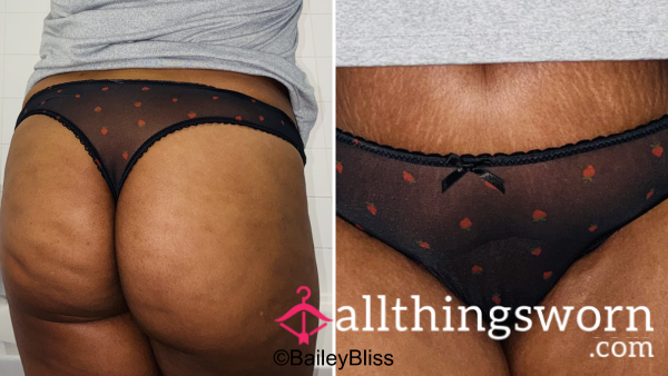 Love Heart Thong - 48hrs Wear Included