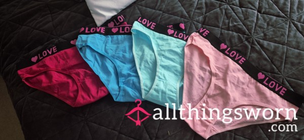 Love Knickers - Pick Yr Colour🖤