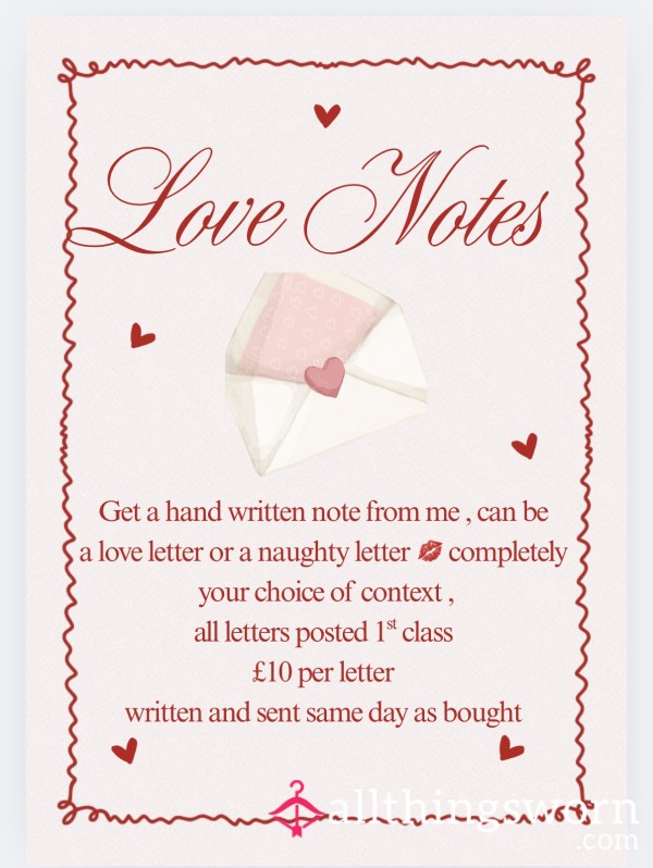 Love Letter/Notes