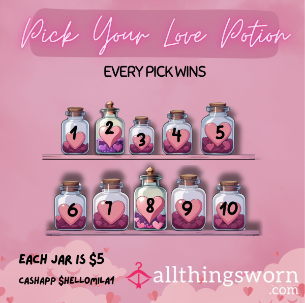 Love Potion Game $5 💘 Every Pick Wins