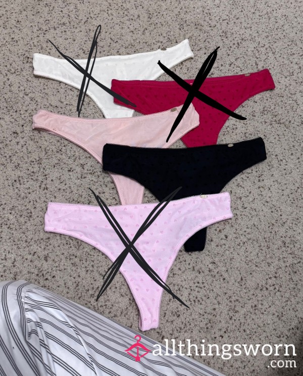 LOVE THAT MESH THONG💞 – PINK/BLACK/WHITE