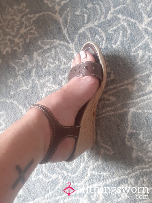 Love To Have My Feet Worshipped In A Barbie Wedge