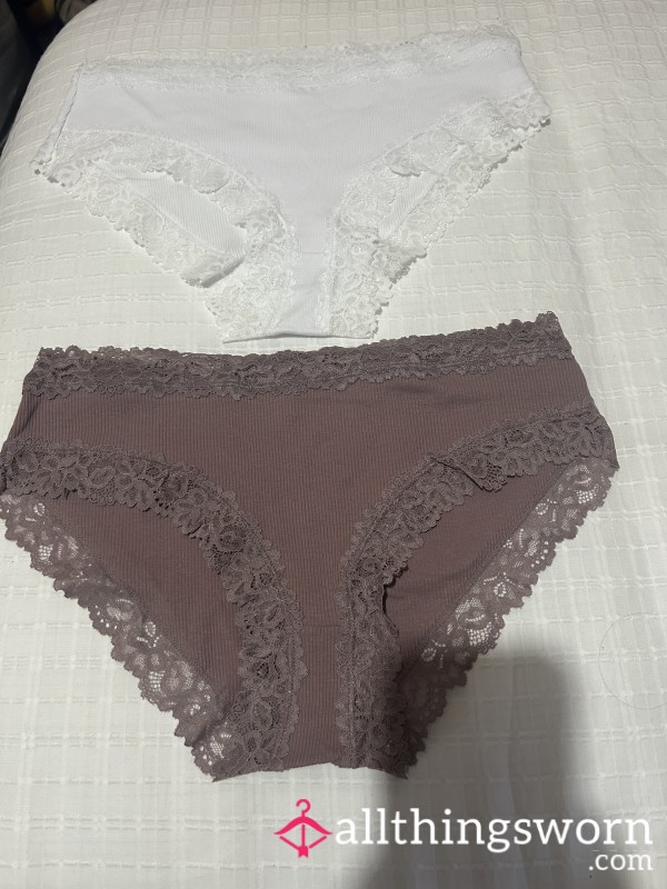 Lovely Cotton With Lace Trim