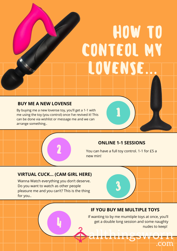 Lovense Toy Control Menu!