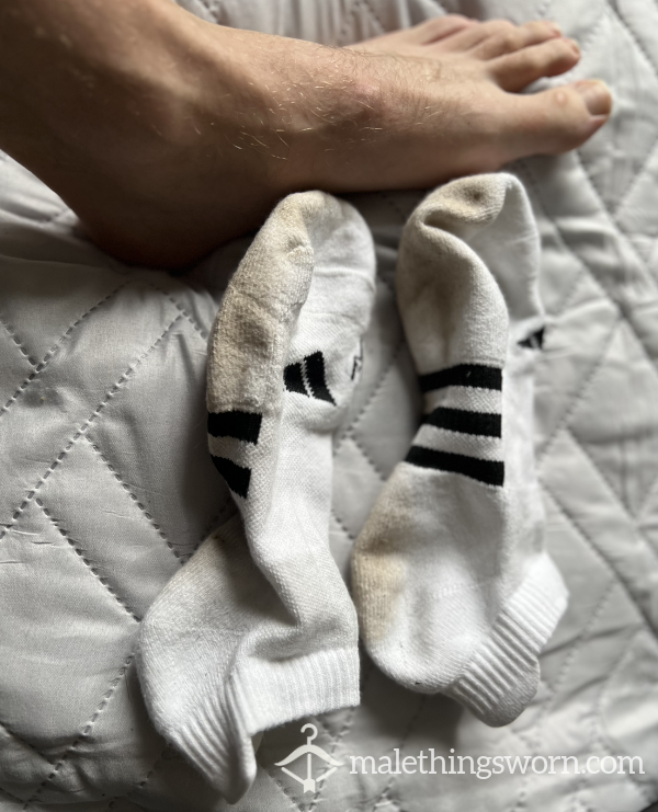 (Reserved - Marinating) Low-cut Sport Socks - Adidas / White