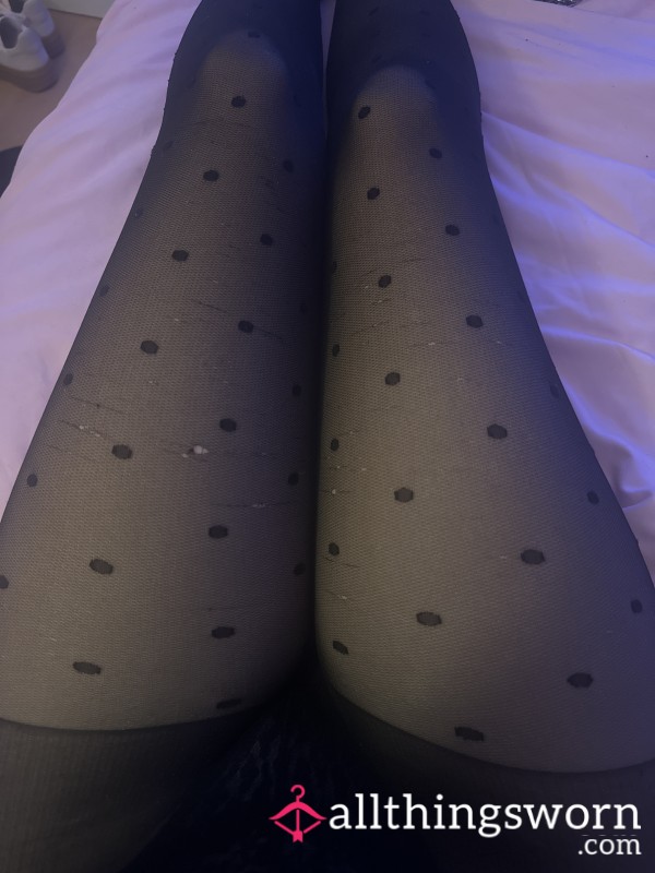 Low Denier Spotty Tights