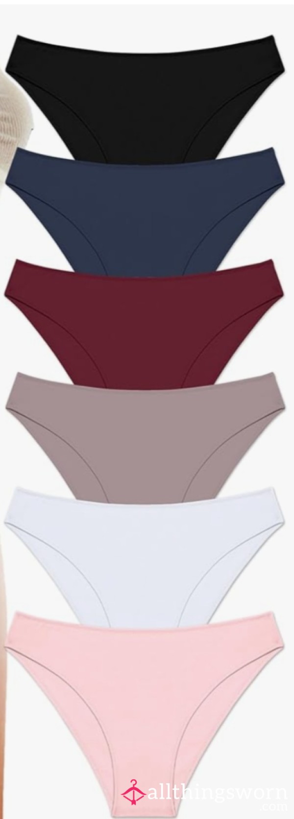 Low Rise Cotton Stretchy Hipster Panties Size Medium