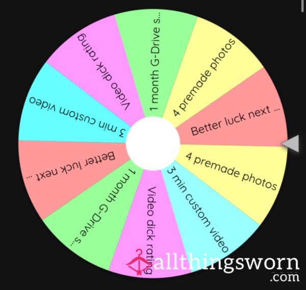 Low-Stakes Prize Wheel