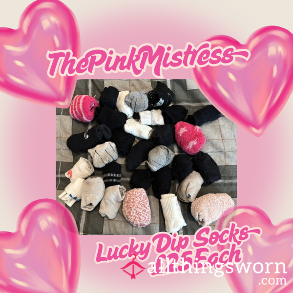 🧦 Lucky Dip Socks – Worn By ThePinkMistress 💋