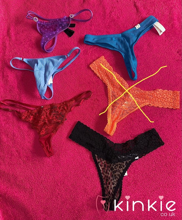 Lucky Dip Thongs - 5 Pairs Available 👙
