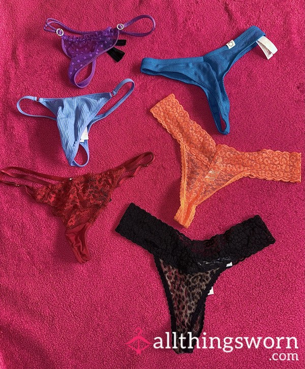 Lucky Dip Thongs - 6 Pairs Available 👙