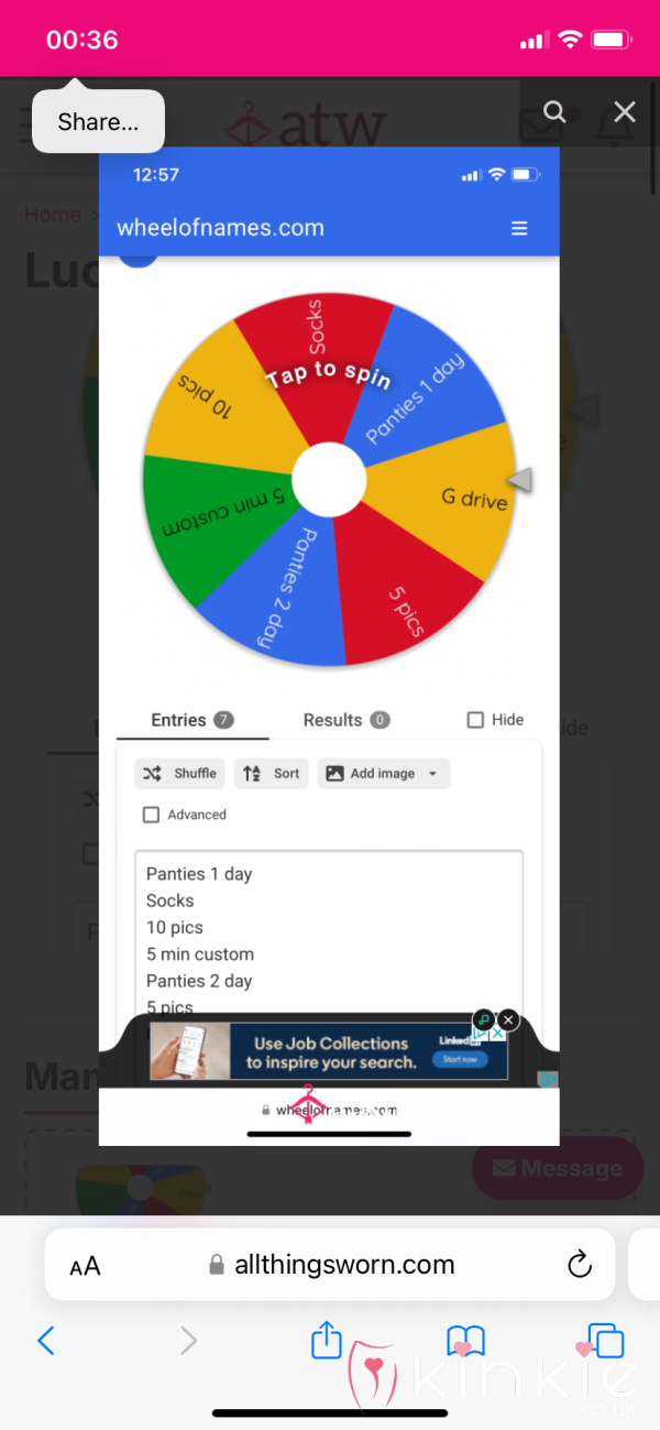 Lucky Wheel Spin