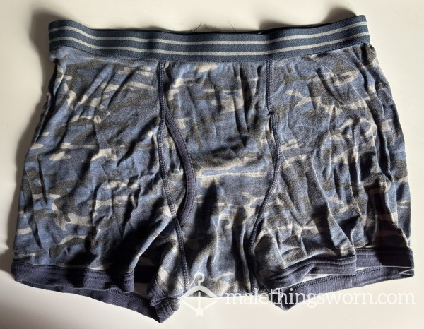Luk Blue Camo Boxer Briefs Size L