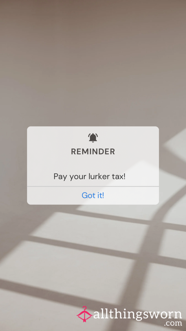 Lurker Tax