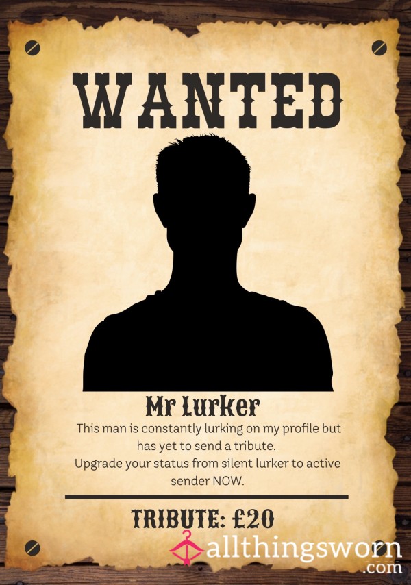 Lurker Tax Due ‼️ Pay Now