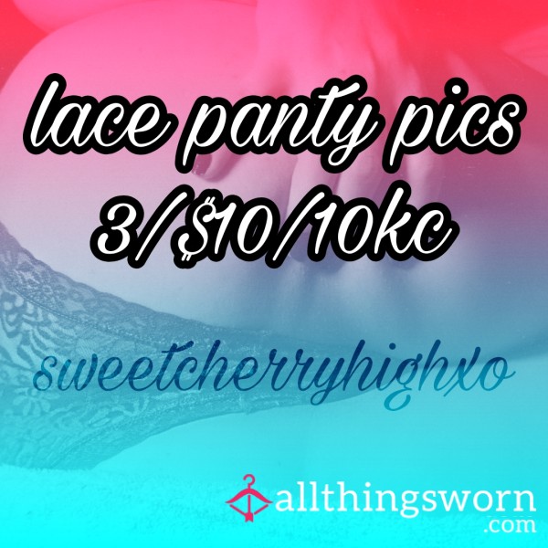 Luxurious Lace Panty Pics