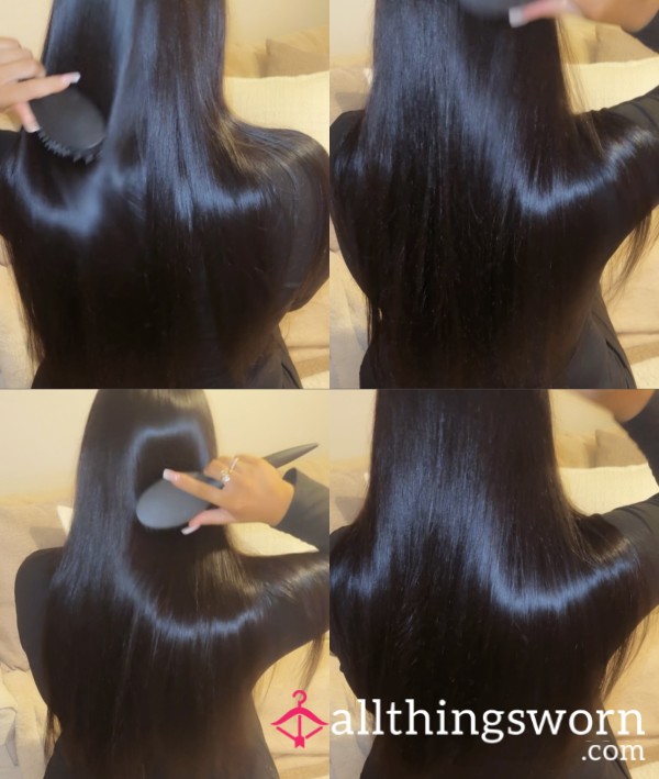 Luxury Hair Brushing ASMR | Glossy, Silky Sounds | Thatluxebabe