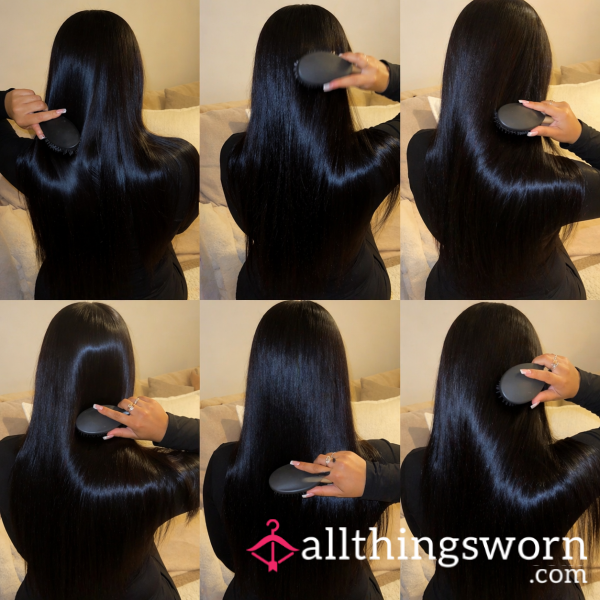 Luxury Hair Brushing ASMR | Glossy, Silky Sounds | Thatluxebabe