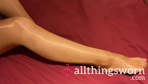 Luxury High Shine Nylons Nude Or Black