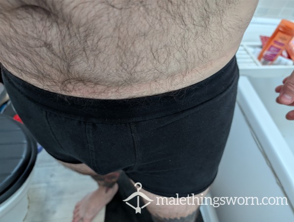 Lycra Boxer Shorts On Whilst Pi*sing