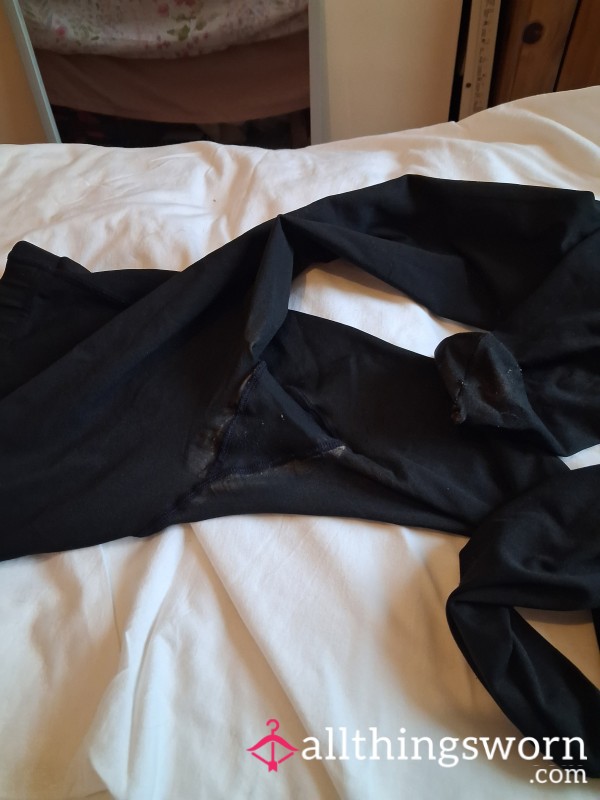 Lycra Well Worn Tights With Holes