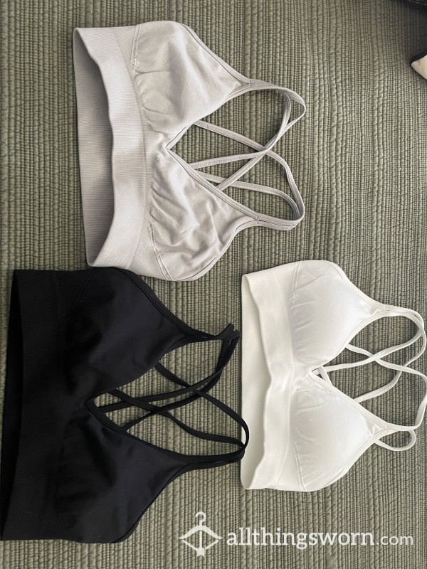 M Cross Back Sports Bra