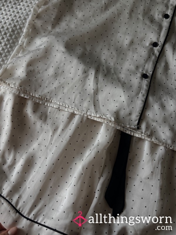 M Silky Poka Dot Pyjamas 🖤🌙