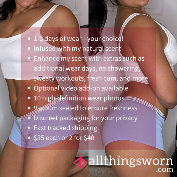 M TOMMY HILFIGER WHITE WITH WHITE LOGO WAISTBAND COTTON BOYSHORT PANTY (1895)