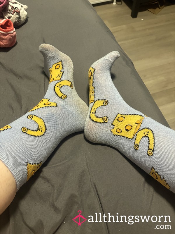 Macaroni & Cheese Socks ❤️