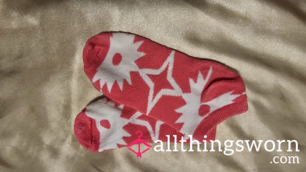 (Macro) Star-burst Socks: StarDawg Guava