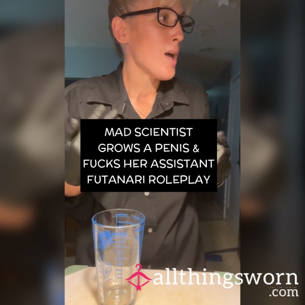 Mad Scientist Grows A Penis & F**ks Her Lab A**istant