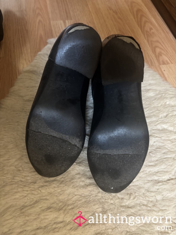 Madden Girl Black PU Ankle Boots