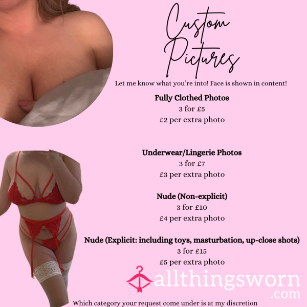 Made You Moan – Custom Dirty Pics Just For You 🍑